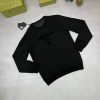 Prada Milano Knit Wool Crewneck Logo Jumper Fake Rep Sale UK	Men Women First Copy Designer Replica Jumpers Man Woman Cheap Price Luxury Sweatshirt 1st Copies Brand Logo 1:1 Fakes Reps 1 to 1 Knitted Sweatshirts AAA Duplicate Black
