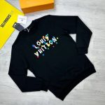 Louis Vuitton Men's Women's Designer Jumpers Fake AAA Sale UK	Man Woman First Copy Replica Jumper Men Women 1st Copies Cheap Price Knitwear Fakes Reps 1:1 Luxury Rep Sweatshirts 1 to 1 Original LV Brand Logo Sweaters Duplicate Black