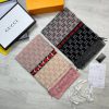 Gucci Cheaper Graffiti Scarf Replica Scarfe’s For Women	Scarfes Fake Cheap Rep Woman Reps Womens Men's Women's First Copy Printed Fabrics Logo Summer Best Muslim Flocked Discount UK Long Autumn Scarves Scave Stuff Black Grey Pink