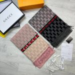 Gucci Cheaper Graffiti Scarf Replica Scarfe’s For Women	Scarfes Fake Cheap Rep Woman Reps Womens Men's Women's First Copy Printed Fabrics Logo Summer Best Muslim Flocked Discount UK Long Autumn Scarves Scave Stuff Black Grey Pink