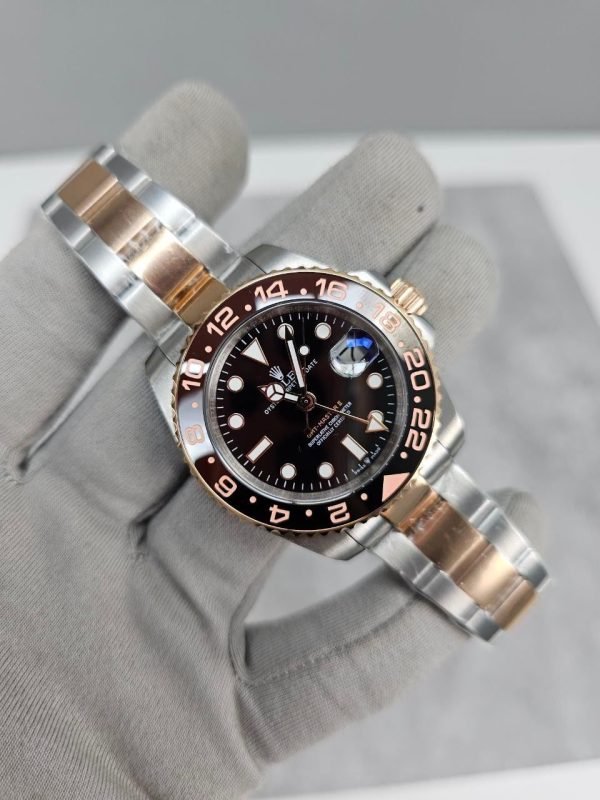 Rolex GMT-Master II Black Dial Brown Bezel Men's Watch