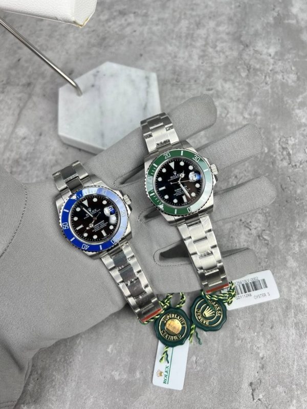 Rolex Submariner Watch in Silver Chain Strap in 2 Colors