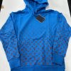 Louis Vuitton Men's Women's LV Gradient Hoodies Reps Sale UK	Man Woman First Copy Fake Replica Knitwear Men Women Pullover Hoodie 1st Copies Cheap Price Hoody Fakes AAA Luxury Sweatshirts 1:1 Rep Brand Logo 1 to 1 Duplicate Black Blue