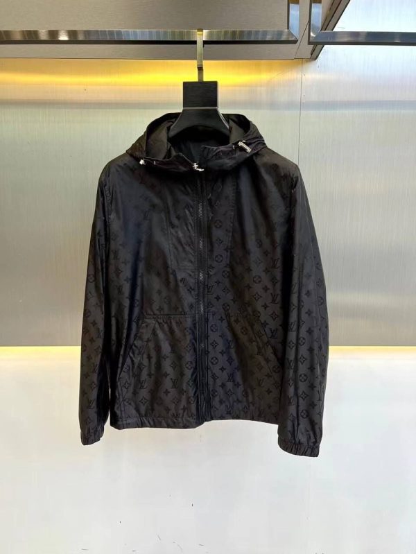 Louis Vuitton Men's Women's LV Designer Hooded Jacket Sale UK	Man Woman First Copy Replica Cheap Price Luxury Pullover Hoodie Jackets Men Women Fake Reps 1st Copies Winter Fashion 1:1 Brand Logo Fakes Rep AAA 1 to 1 Duplicate Black