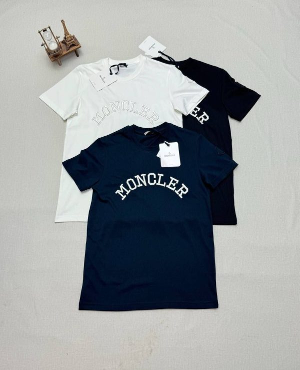 Moncler Arch Embroidered Logo T-Shirt in Different Colors