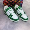 Louis Vuitton LV Men Designer Reps AAA Sneakers Fake Sale UK	Man Luxury First Copy Rep Sneaker Men Cheap Price Trainer Mens 1st Copies Trainers Shoes 1 to 1 Brand Logo Shoe 1:1 Fakes Replica Boys Sports Trainers Duplicate Runners Green White