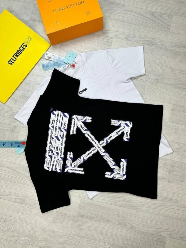 Off-White Cabin Baggage T-Shirt in 2 Colors