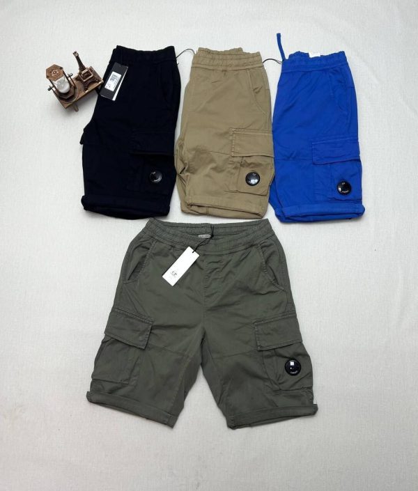 CP Company Light Fleece Stretch Sateen Cargo Swim Out Wear Shorts Pajamas In 4 Colors
