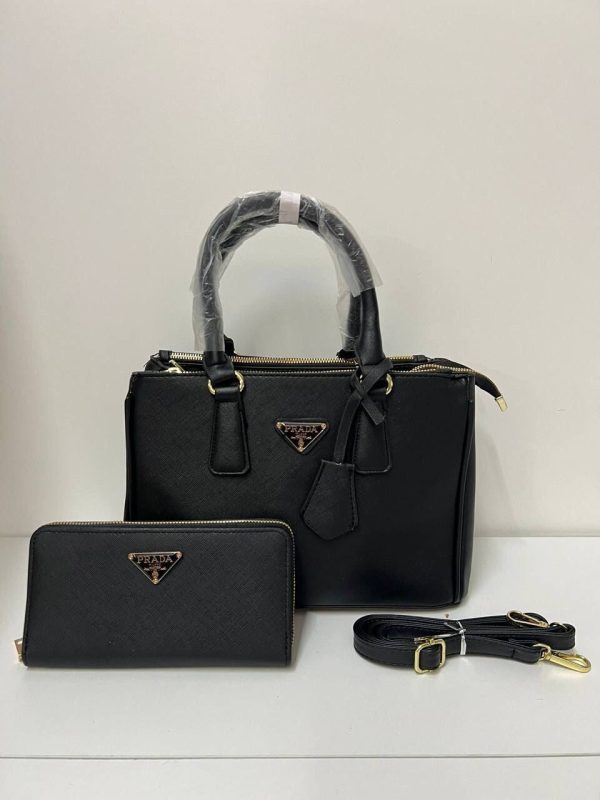 Prada Milano Women's Galleria Saffiano Tote Bag Fake Sale UK	Woman First Copy Replica Mini Totebag Women Cheap Price 1st Copies Designer Reps Shoulder Bags 1:1 Brand Logo 1 to 1 Fakes Rep Luxury Canvas Leather Purse AAA Duplicate Black
