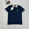 Gucci Men Women Polo Shirts Fake Reps Luxury Best AAA Sale UK	Man Woman Polos Shirt First Copy Replica Cheap Price Rep Designers Brand Logo Interlocking GG Monogram Pique Half Sleeves Web Collar Premium Quality Unisex Boys Girls Blue