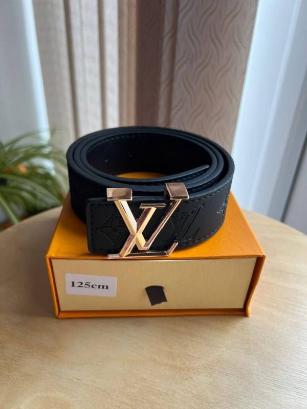 Louis Vuitton Men's Women's Designer Supreme Belt Rep Sale UK	Men Women First Copy Cheap Price Leather Waist Belts Man Woman Fake Replica 1st Copies Reps 1:1 Luxury LV Brand Logo Original Fakes Buckle 1 to 1 AAA Duplicate Black