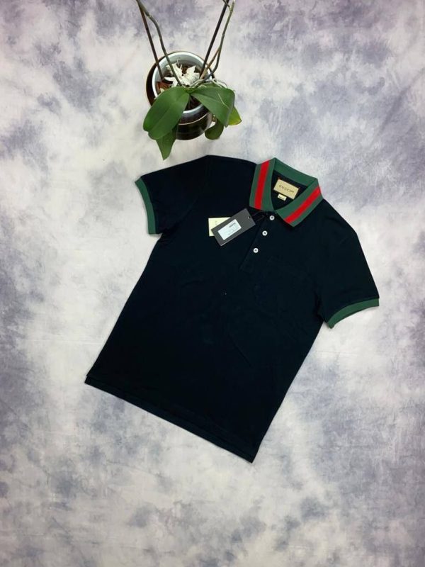 Gucci Polo Piquet Shirt in Different Colors For Men