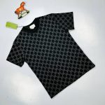 Gucci Men's Women's Fake Replica T-shirt Black White Sale UK	Man Woman Rep Tee Shirts Cheap Price T-shirts Mans Womans First Copy T Shirt Reps Unisex Tshirts GG Brand Logo 1st Copies Half Sleeves Tshirt Cheaper Prices AAA Black