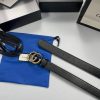 Gucci Men's Women's GG Peral Replica AAA Leather Belt Sale UK	Man Woman GG Monogram Brand Logo Buckle Belts First Copy Reps Cheap Price Rep Designer Wide Dupe Classic Double G Luxury Unisex 1st Copies Casual Calfskin 30mm