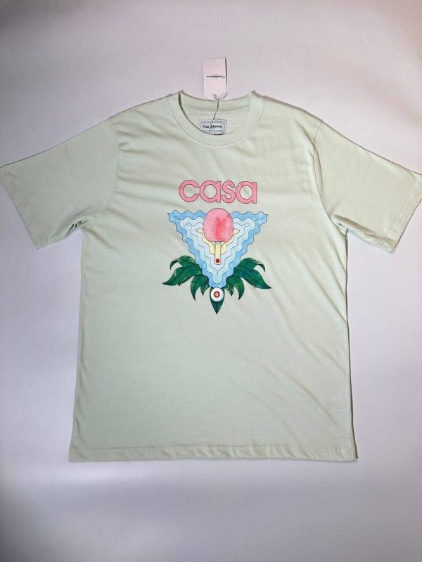 Casablanca Memphis Icon Mint T-Shirt