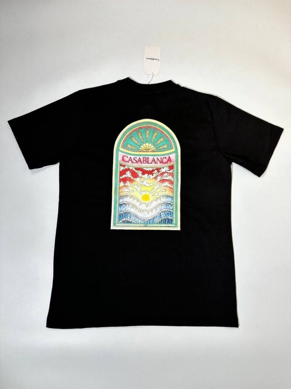 Casablanca Plaza Logo T-Shirt in 2 Colors