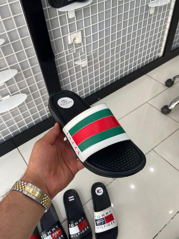 Gucci Slides Cheaper Replica Sandals Rubber For Womens	Slide Sandals Sliders Slider Flat Fake Cheap Rep Men’s Reps Women Women’s Mens Woman’s First Copy Logo Unique Best Oversized Men's Web Synthetic Men Overlay