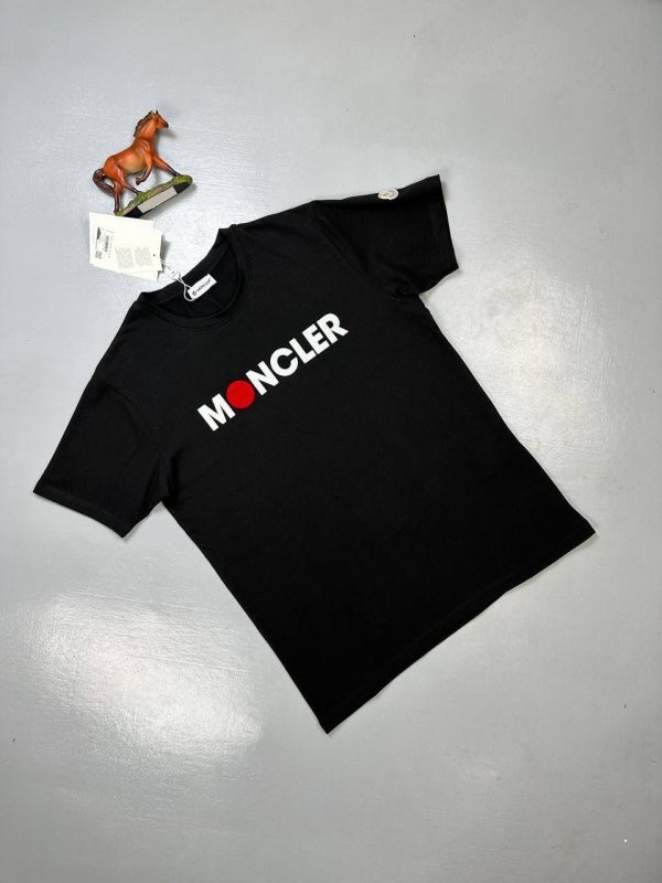 Moncler Tennis Ball T-Shirt in Black & White Color