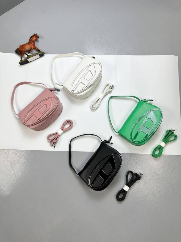 Diesel Leather Women's Mini Long Strap Bag in Different Colors