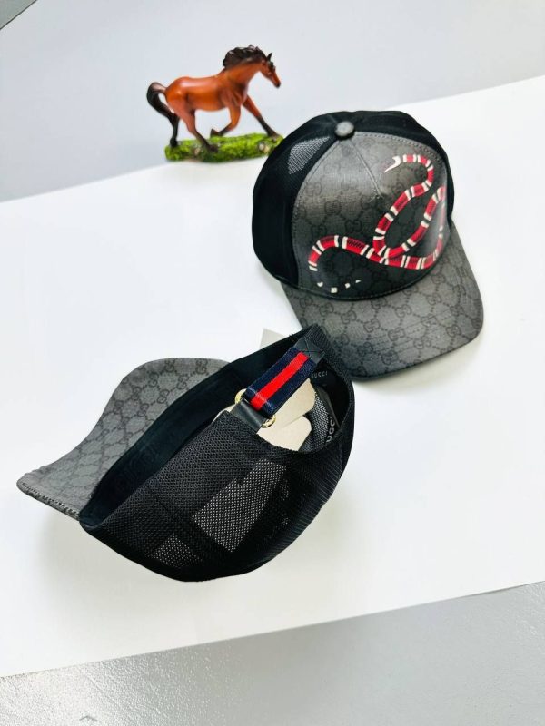 Gucci Men Women Supreme Baseball Rep Designer AAA Cap Sale UK	Man Woman Luxury Hat First Copy Replica Boys Girls Cheap Price Fake Reps Sports Hats 1st Copies Brand Logo Double GG Monogram Print Original Base Caps Duplicate Black 