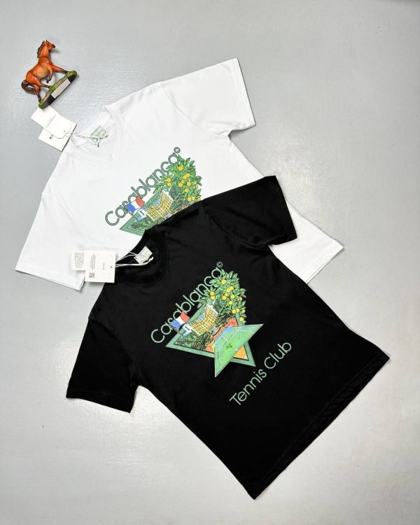 Casablanca Icon Tennis Club T-Shirt in 2 Colors