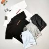 Prada Milano Men's Logo T-shirts Shorts Set Fake Rep Sale UK	Man First Copy Replica Men Cheap Price Fakes Reps Tshirt Cargo Swim Shorts 1st Copies Joggers 1 to 1 Brand Patch 1:1 AAA Nylon Cotton Swimming Bottom Boys Duplicate Black White Grey Blue
