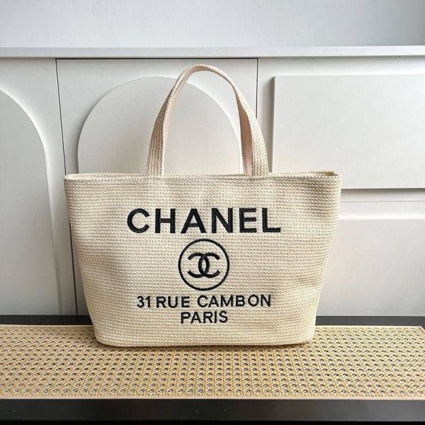Chanel CC 31 Rue Cambon Paris Tote Bag Women Cream Handbags Sale UK