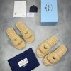 Prada Milano Women Crochet Platform Sliders Fake Rep Sale UK	Woman First Copy Replica Slider Women's 1st Copies Slippers Luxury Cheap Price Sandals 1:1 Flip Flop Fakes Reps 1 to 1 Designer Slides AAA Brand Logo Duplicate Gold