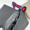 Gucci Men's Attache Messenger Bags Luxury Replica AAA Sale UK	Man First Copy Reps Cheap Price Fake Rep GG Supreme Canvas Leather Crossbody Bag Boys Fashion Casual Long Shoulder Brand Logo Belts Original 1st Copies Clutch Zip Pockets Black 