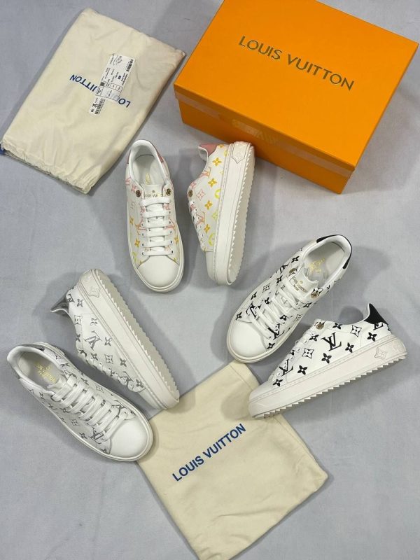 Louis Vuitton Monogram Debossed Time Out Fashion Theme in Different Colors