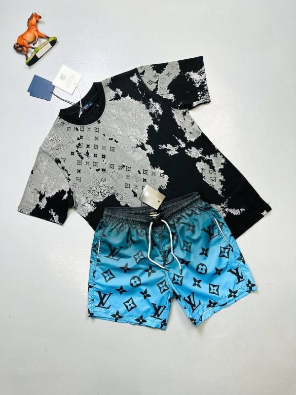LV SHORTS AND T-SHIRT SET in 2 Colors