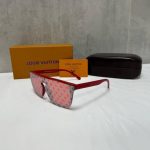 Louis Vuitton Men's Women's Designer Sunglasses Fake Sale UK	Man Woman First Copy Cheap Price Replica Sunglass Men Women 1st Copies Rep Square Frame Eyewear AAA 1:1 Reps LV Brand Logo Fakes Luxury Duplicate Driving 1 to 1 Red