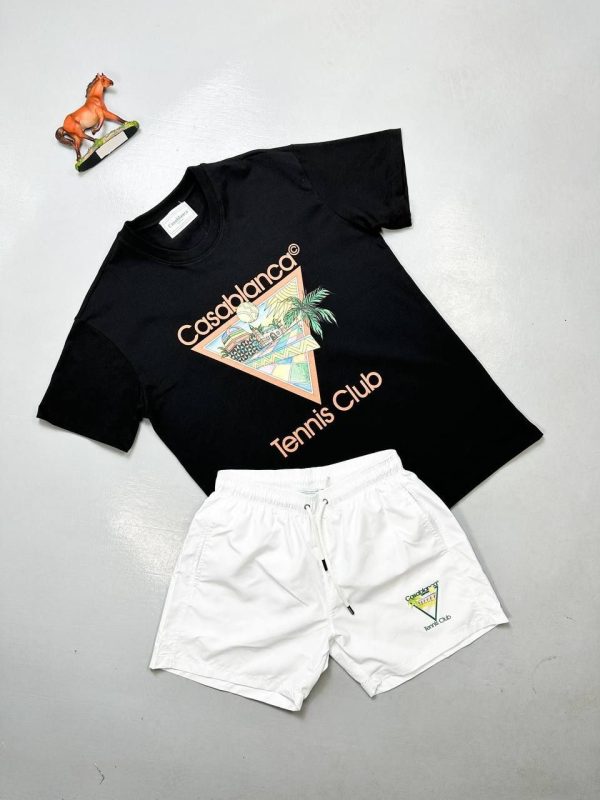 CASABLANCA SHORTS AND T-SHIRT SET in Different Colors