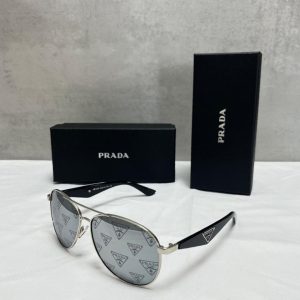 Prada Milano Men's Women's Designer Sunglasses Fakes Sale UK	Man Woman First Copy Cheap Price Replica Sunglass Men Women 1st Copies Reps Metal Frame 1:1 Brand Logo UV Protected Luxury AAA 1 to 1 Fake Rep Eyewear Duplicate Grey Black