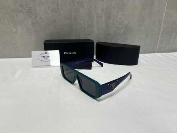 Prada Milano Rectangular Frame Symbole Sunglasses