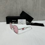 Prada Milano Men's Women's Fakes Reps Sunglasses AAA Sale UK	Men Women First Copy Cheap Price Replica Sunglass Man Woman 1st Copies Metal Frame Eyewear 1:1 Brand Logo UV Protected Designer Glasses 1 to 1 Fake Rep Duplicate Pink 57YS 