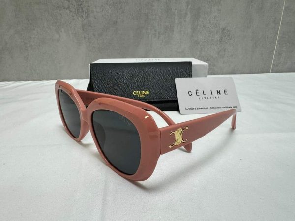 Celine Sunglasses Triomphe Pink Frame