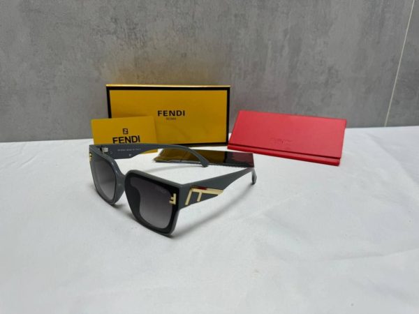 Fendi FE Black Rectangular Frame Sunglasses Sale UK