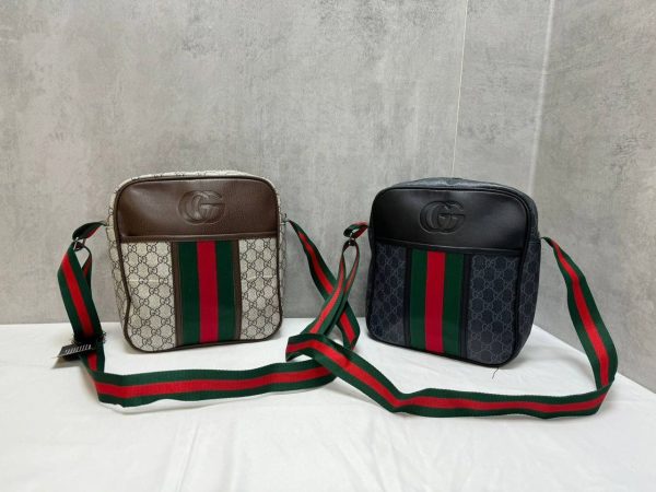 Gucci Men's Sling Backpack Designer Bags Fake Rep AAA Sale UK	Man Cheap Price Fashion Casual Leather Canvas GG Supreme Backpacks Luxury Bag Ling Belt Replica Boys 1st Copies Reps Original Brand Logo Shoulder Crossbody Duplicate Black Beige