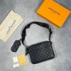 Louis Vuitton Men's Reps Designers Duo Messenger Bag Sale UK	Man First Copy Crossbody Bags Rep LV Monogram Cheap Price Replica Mens Fake Leather 1st Copies Cross Body Long Belt 1:1 Brand Logo Fakes AAA Canvas Luxury Duplicate Black