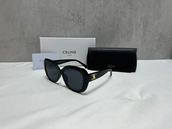 Celine Square Frame Black Sunglasses
