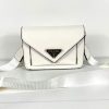 Prada Milano Women Saffiano Envelop Crossbody Bag Rep Sale UK	Woman First Copy Fake Replica Mini Handbag Women's Cheap Price 1st Copies Fake Reps 1:1 Luxury Brand Logo Canvas Bags 1 to 1 Leather Flap Shoulder Purse AAA Duplicate White