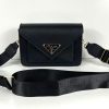 Prada Milano Women Saffiano Envelop Crossbody Bag Rep Sale UK	Woman First Copy Fake Replica Mini Handbag Women's Cheap Price 1st Copies Fake Reps 1:1 Luxury Brand Logo Canvas Bags 1 to 1 Leather Flap Shoulder Purse AAA Duplicate Black
