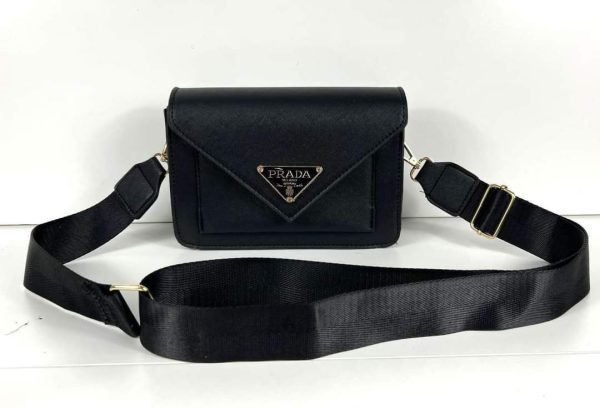 Prada Milano Women Saffiano Envelop Crossbody Bag Rep Sale UK	Woman First Copy Fake Replica Mini Handbag Women's Cheap Price 1st Copies Fake Reps 1:1 Luxury Brand Logo Canvas Bags 1 to 1 Leather Flap Shoulder Purse AAA Duplicate Black