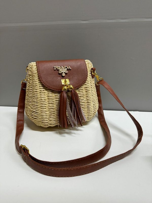 Prada Milano Women's Luxury Straw Beach Bag Fake AAA Sale UK	Woman First Copy Replica Crossbody Women Cheap Price Mini Bags 1st Copies Fakes Reps 1:1 Brand Logo Canvas 1 to 1 Rep Designer Shoulder Purse Duplicate White Brown
