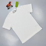 Gucci Regular Fit Mens Womens White T-shirt Best AAA Sale UK	Men's Women's Cheap Price Rep T-shirts Short Sleeve Tee Shirts Man Woman First Copy Replica Brand Logo GG 1st Copies T Shirt Round Neck Tshirts Fake Reps Unisex Tshirt White