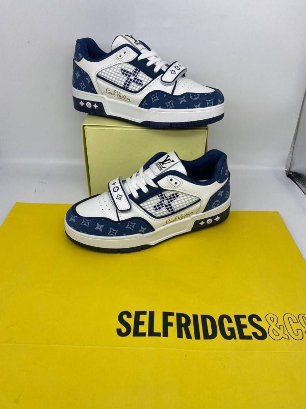 Louis Vuitton Blue & White Women's Trainer