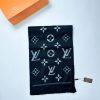 Louis Vuitton Women's Logomania Wool Scarfs Fake AAA Sale UK	Woman First Copy Fakes Replica Cheap Price Rep Designer Scarves Women Reps Shawls 1st Copies Fashion Casual Wear Scarf 1:1 Girls 1 to 1 Luxury LV Brand Logo Duplicate Black