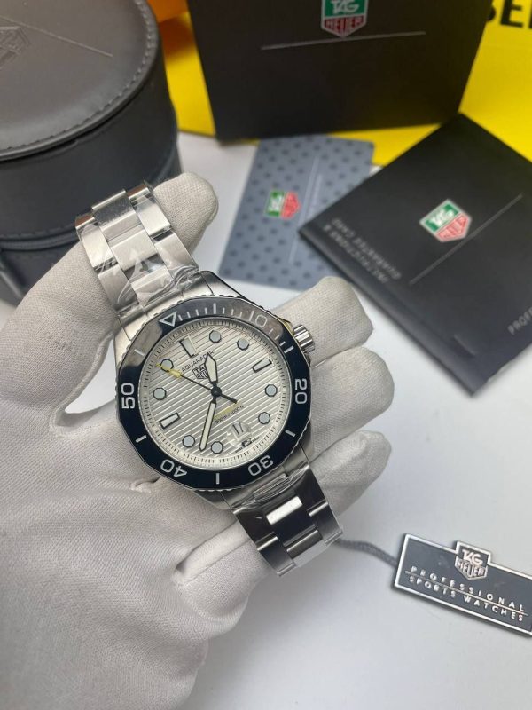 TAG Heuer Aquaracer Professional 300M Automatic Watch in White Dial for Men's