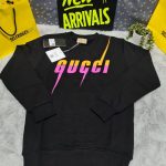 Gucci Men Women Designer Blade Black Logo Print Rep Jumper Sale UK	Man Woman First Copy Cheap Price Fakes Replica Jumper Luxury 1st Copies Cardigans Knitwear Fashion Brand Sweatshirt 1:1 AAA Reps Mans Womans Fake Sweat Shirts Duplicate